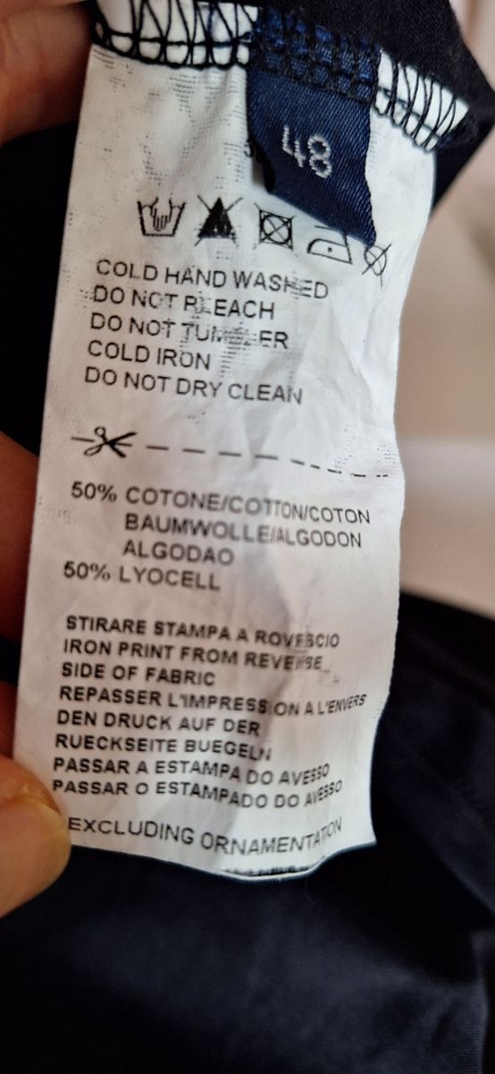 Abito copricostume Trussardi nero