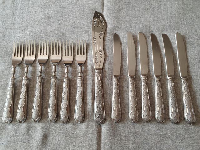 Set coltelli forchette argento