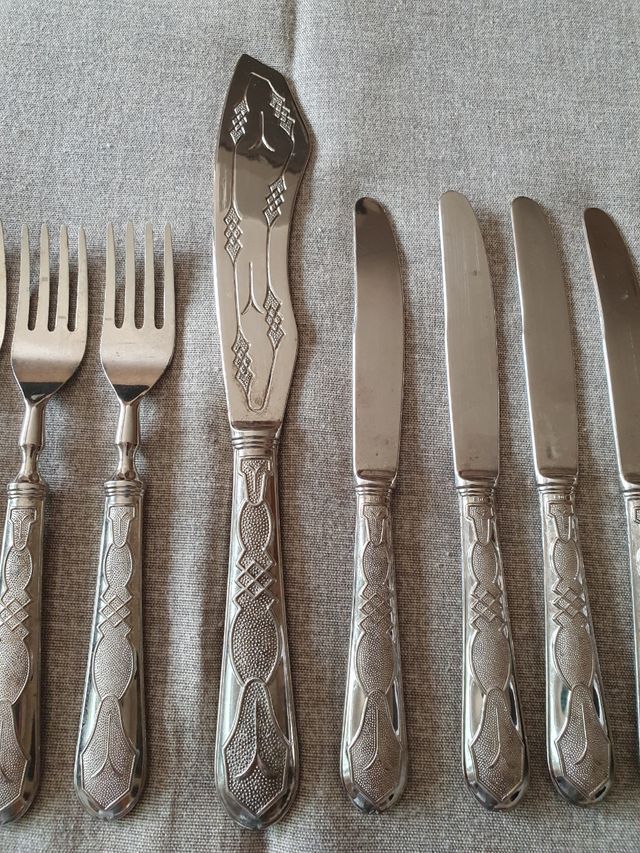 Set coltelli forchette argento