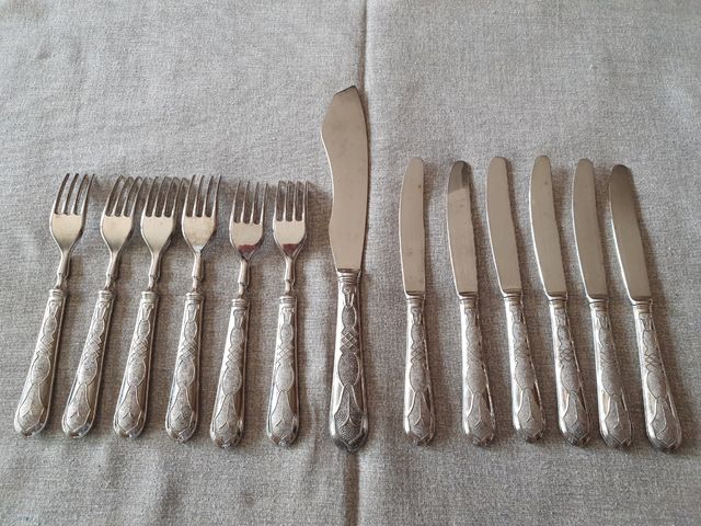 Set coltelli forchette argento