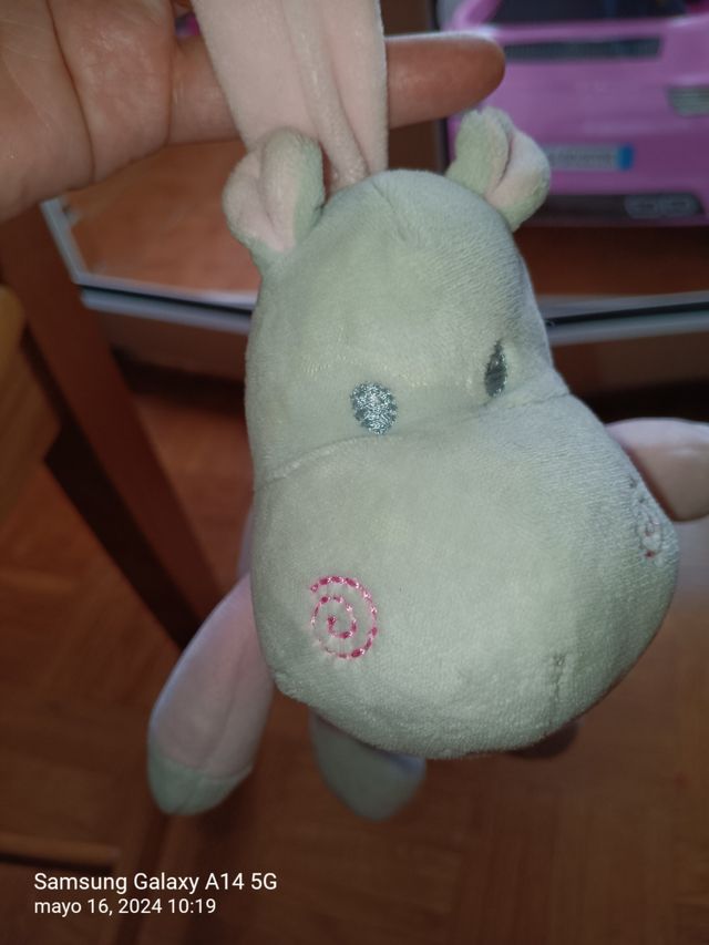 Hipopótamo  peluche bebé