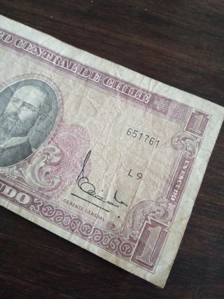 Billete Banco central de Chile.