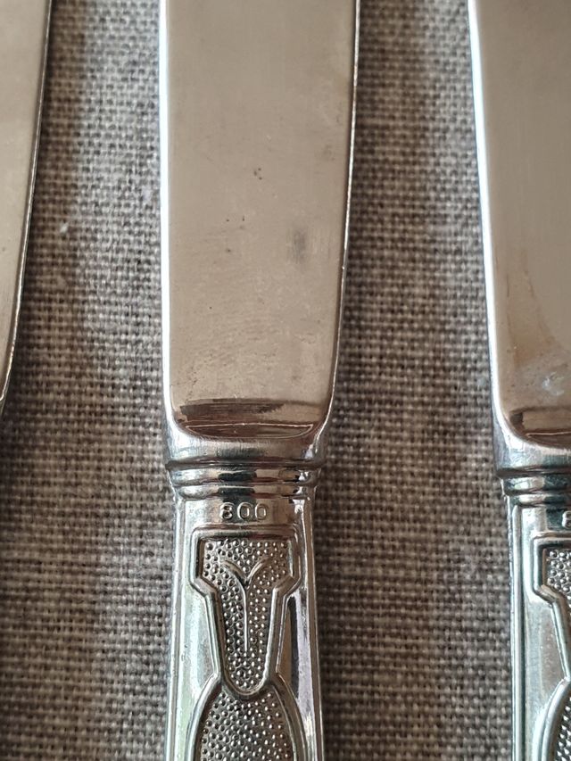 Set coltelli e forchette argento