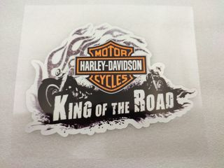 Vinilo Harley Davidson king of the road