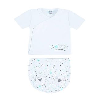 Set NATAL algodon azul
