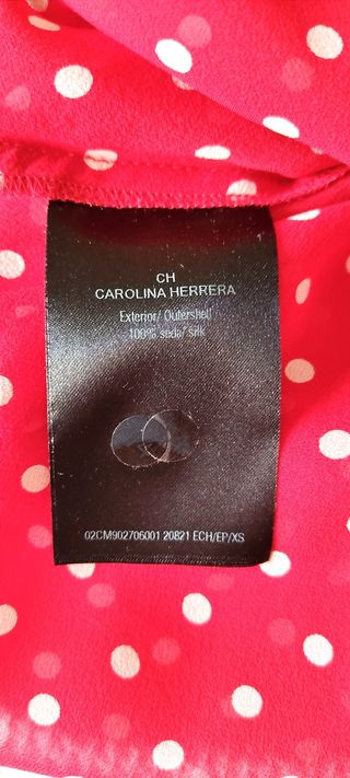 Vestido de seda de Carolina Herrera ❤️