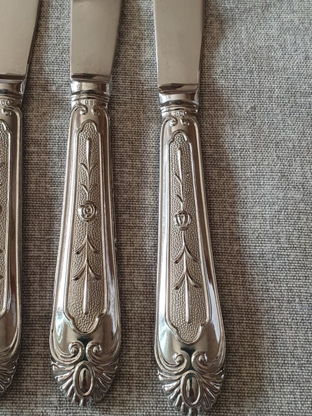 Set coltelli e forchette argento