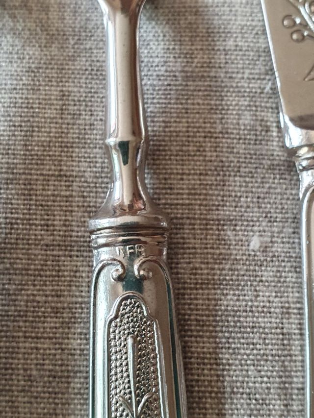 Set coltelli e forchette argento