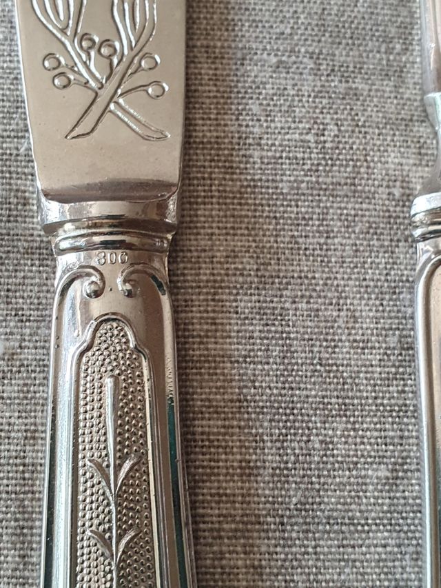 Set coltelli e forchette argento