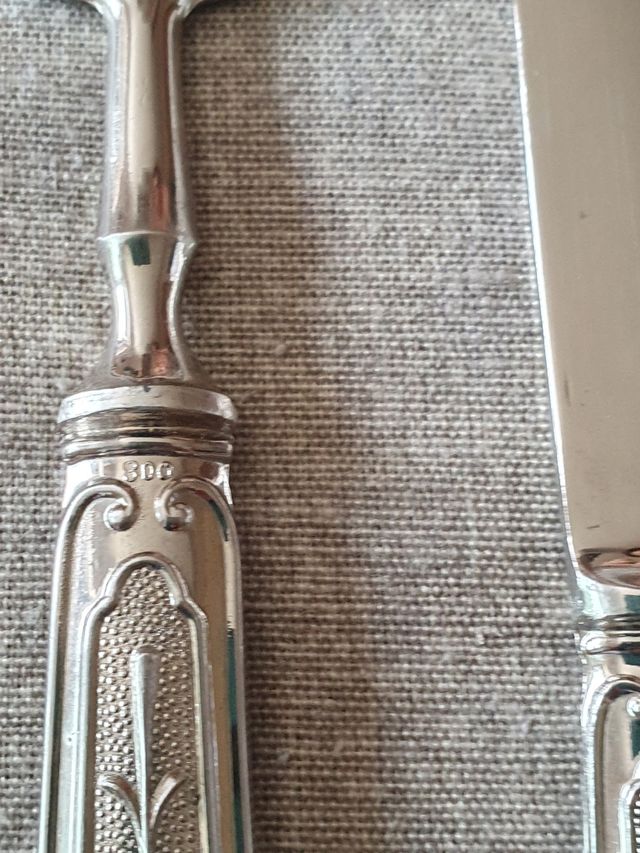 Set coltelli e forchette argento