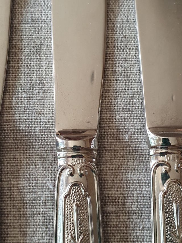 Set coltelli e forchette argento