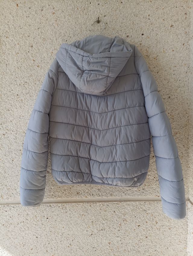 Chaquetón azul grisáceo. Talla 12