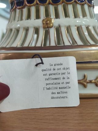 Centrotavola in porcellana Paris Royal