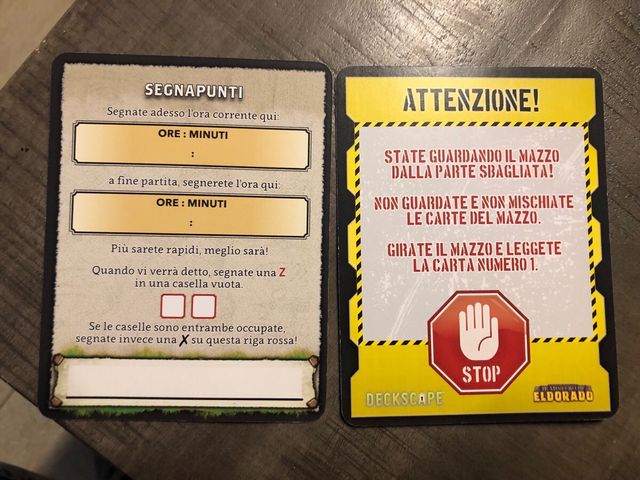 Deckscape il mistero di Eldorado
