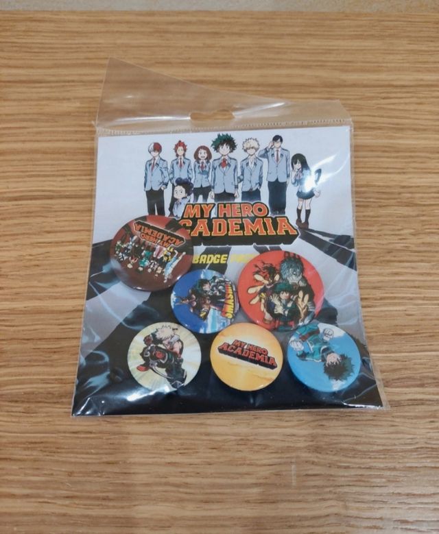 Pack 6 Chapas My Hero Academia