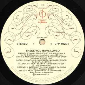 DISCO DE VINILO THESE YOU HAVE LOVED