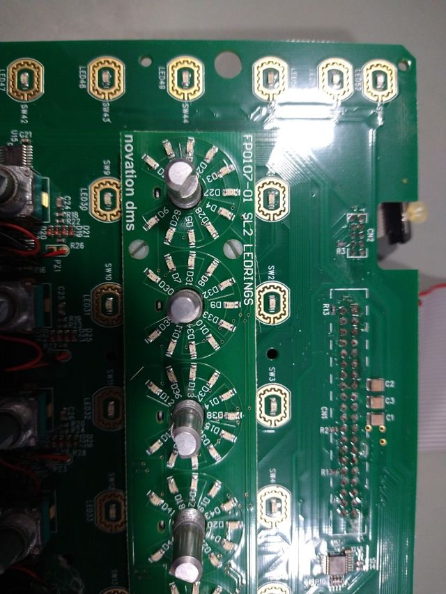 Placa principal de controlador midi Novation 49SL