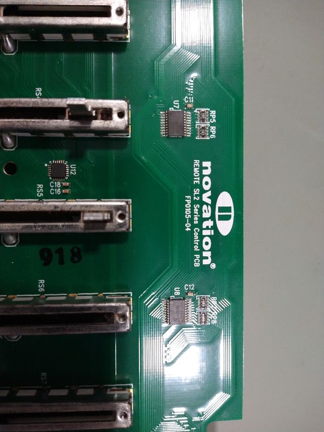 Placa principal de controlador midi Novation 49SL