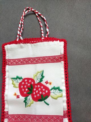 Saco para o pão em croché