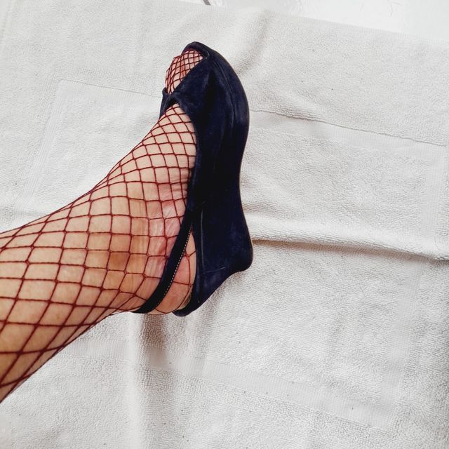 Sandali zeppa tg.38 nuovi camoscio blu