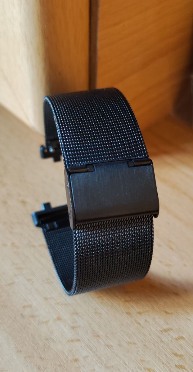 Correa metálica negra OPPO watch 2