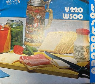 Tostapane in acciaio usato ma in buone condizioni