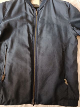 Bomber jacket azul índigo Hombre 