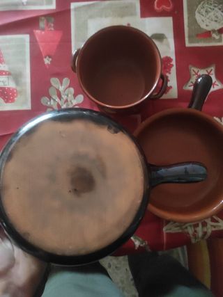 Tris di cocotte in ceramica 