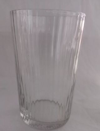 VASOS ANTIGUOS DE CRISTAL  ONDULADOS