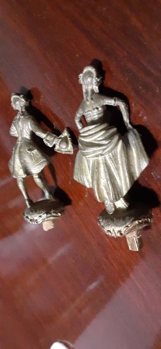Bronces antiguos franceses. Figuras antiguas.