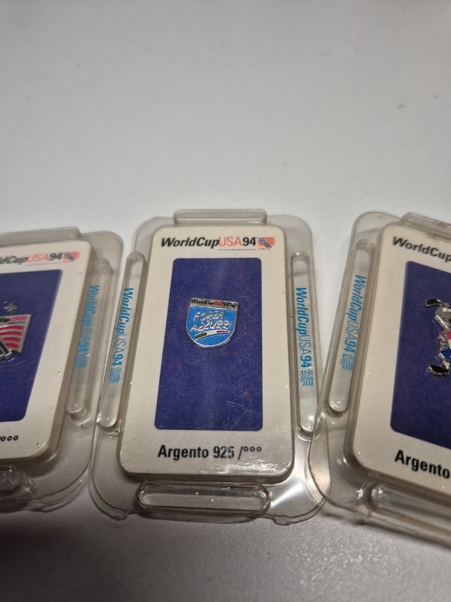 3 spille in  argento 925 worldcup Usa 94
