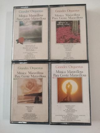 LOTE 4 CINTAS GRANDES ORQUESTAS, CASSETTES