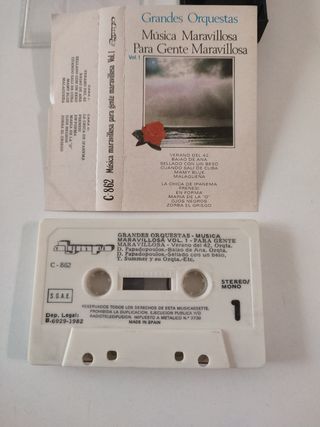 LOTE 4 CINTAS GRANDES ORQUESTAS, CASSETTES