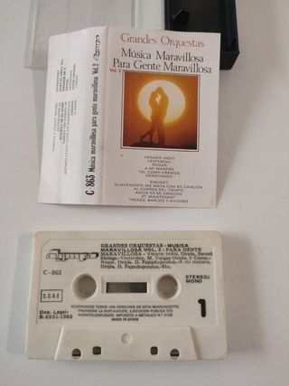 LOTE 4 CINTAS GRANDES ORQUESTAS, CASSETTES