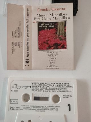 LOTE 4 CINTAS GRANDES ORQUESTAS, CASSETTES