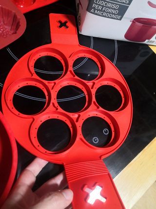 Lote moldes silicona horno microondas