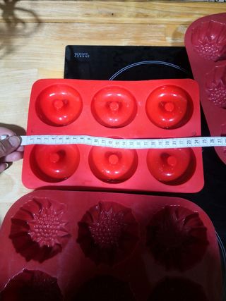 Lote moldes silicona horno microondas