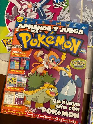 Revistas Aprende y Juega con Pokémon