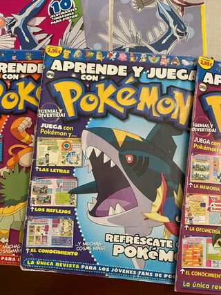 Revistas Aprende y Juega con Pokémon