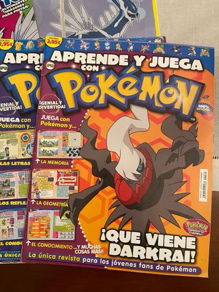 Revistas Aprende y Juega con Pokémon