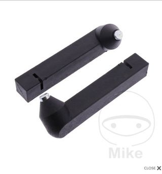 JUEGO CABALLETES MOTO DEL/TRAS AJUSTABLE