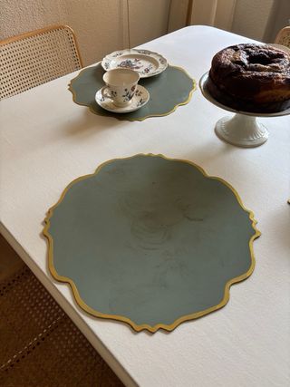 individuales bajoplatos de hierro