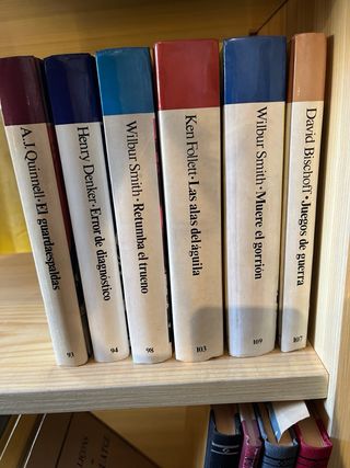 Lote de 6 libros de ficción