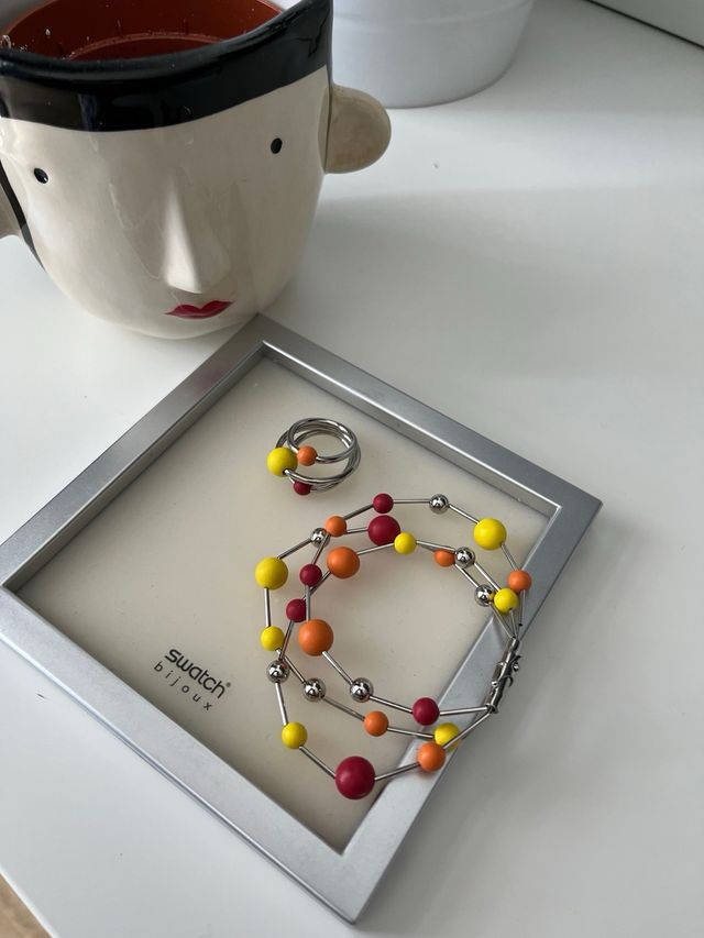 Conjunto pulsera y anillo Swatch