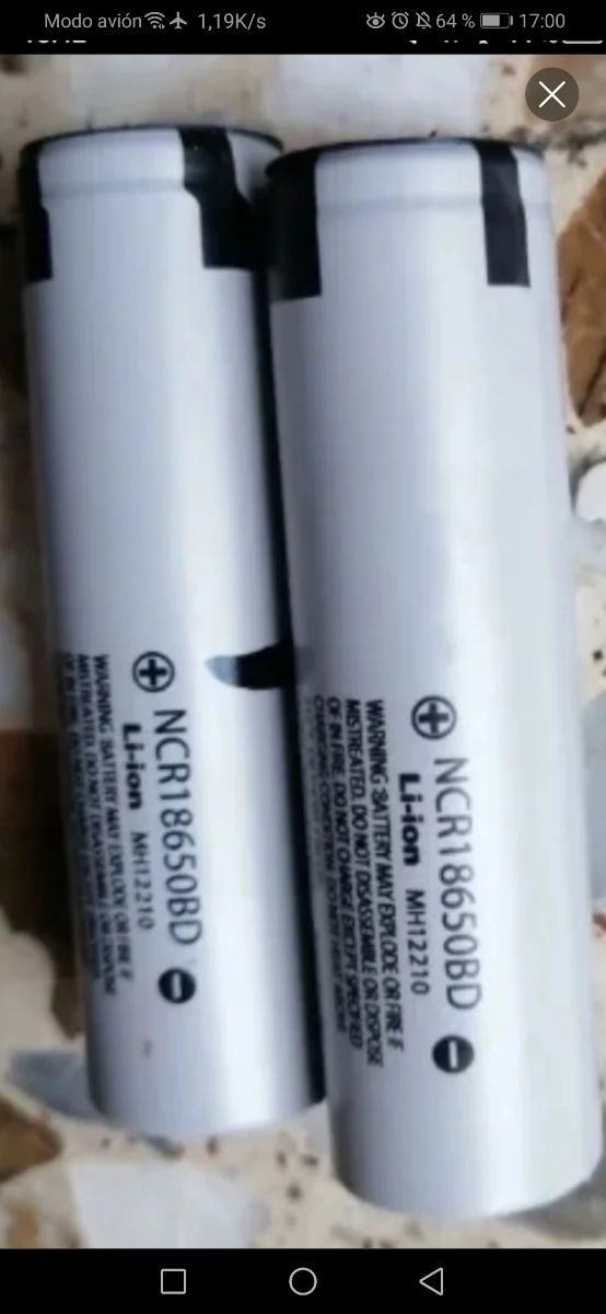 Celdas panasonic NCR18650BD 2900mah real