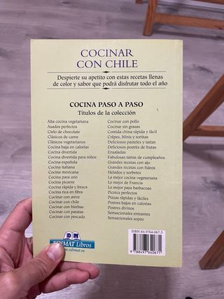 Libro Cocinar con Chile