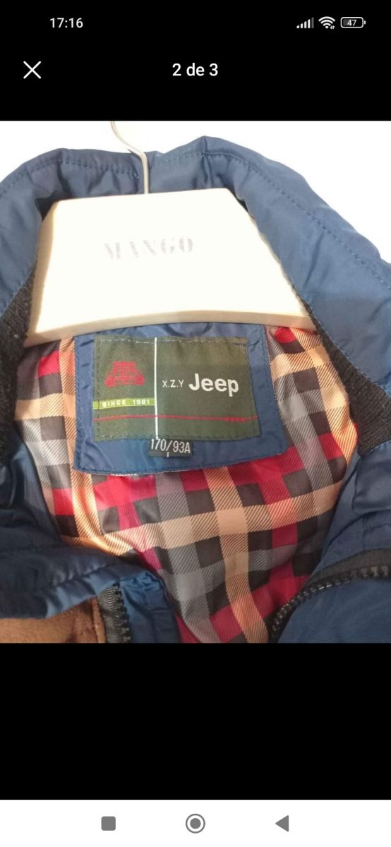 Chaqueta de plumas de hombre