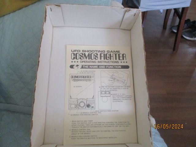 Antigua maquinita Cosmo Fighter