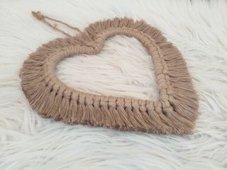 Arazzo macrame frange Boho rustico  Nordico Scandi