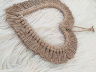 Arazzo macrame frange Boho rustico  Nordico Scandi